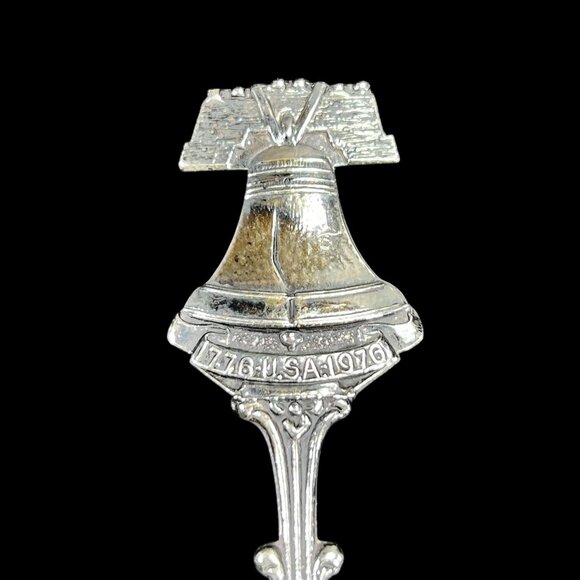 Bicentennial Commemorative Spoons Independence Hall Liberty Bell Statue Liberty - Picture 6 of 11
